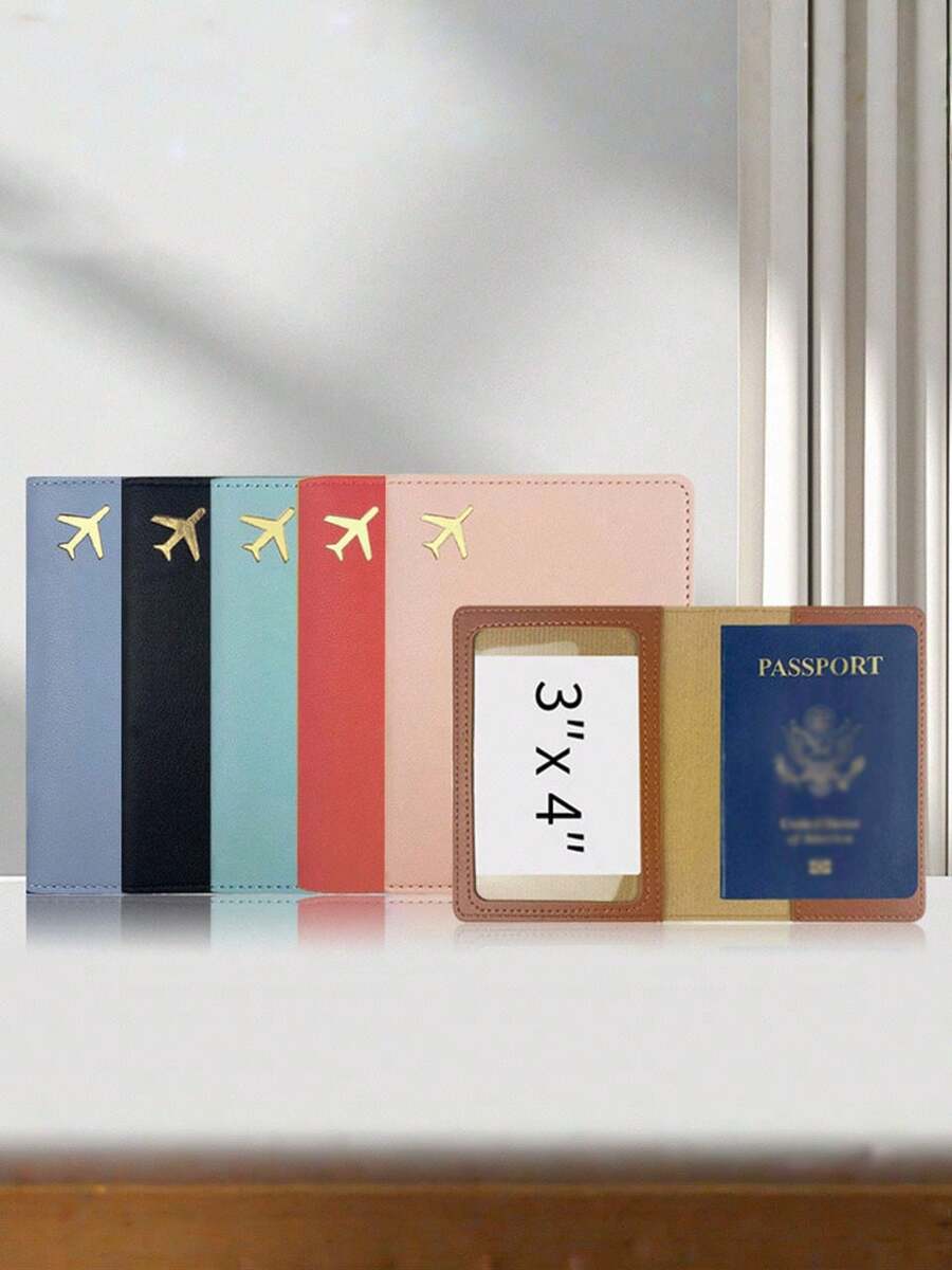 PU Card Case, Passport Holder, Passport Case Cover, Functional Document Bag