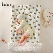 1 件装柔软毛绒婴儿床床垫，0-3 岁四季通用，双面可水洗，超柔软亲肤，婴儿房儿童靠垫，新生儿礼物