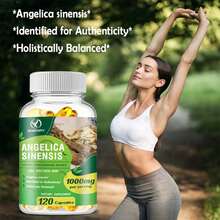 XEMENRY Angelica Sinensis Capsules - Menopause PMS Support,Improves Mood, Reduce Stress,Enhance Blood And Heart Health, Provides Overall Stamina And Energy - 120pcs - Một chai - Giai đoạn dùng thử - Xem 3