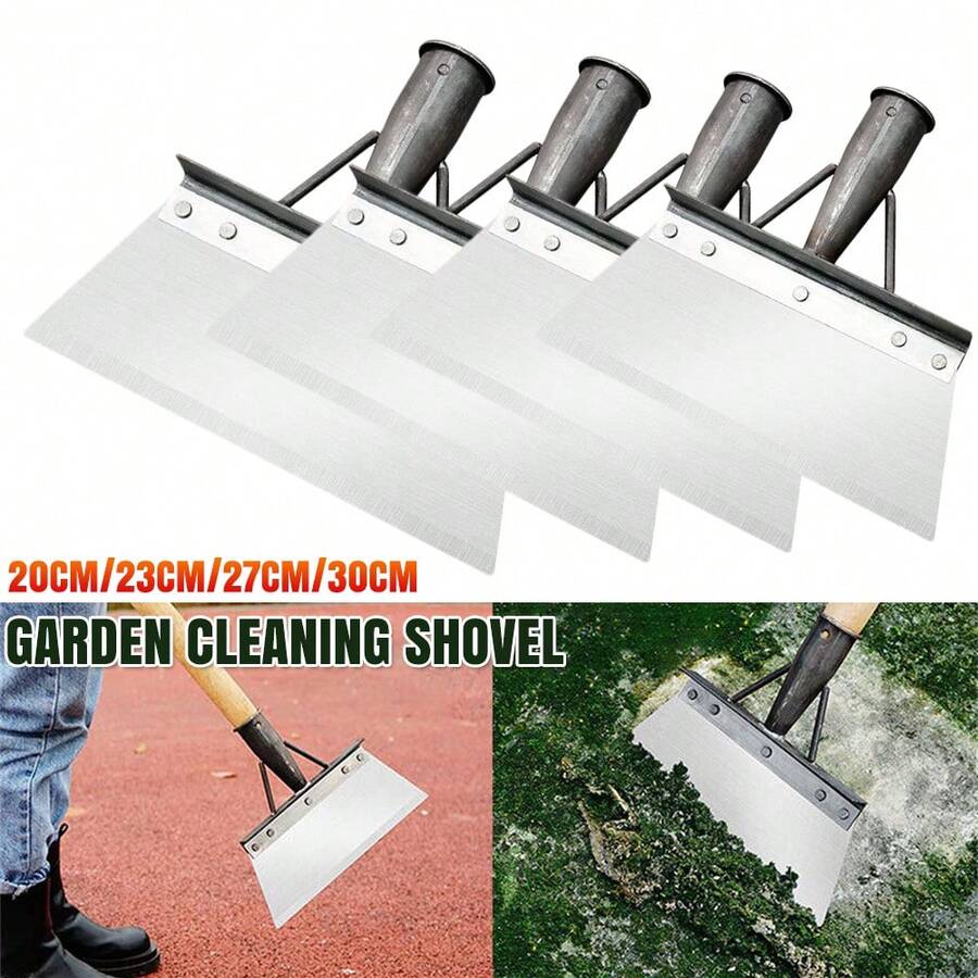 Multifunctional Garden Cleaning Shovel, Stainless Steel Outdoor Garden Shovel 27CM