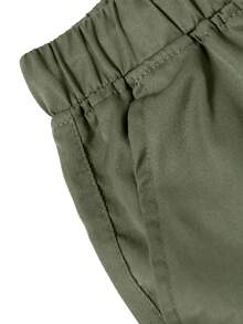 1 pieza Pantalones cargo de primavera con múltiples bolsillos para hombres, pantalones rectos casuales y sueltos para deportes al aire libre en verano, uso diario, running, senderismo, entrenamiento, trotar, ir al trabajo, de moda