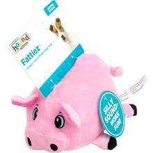 Outward Hound Fattiez Pig Plush Squeaky Dog , Smal - Con heo hồng - Xem 6