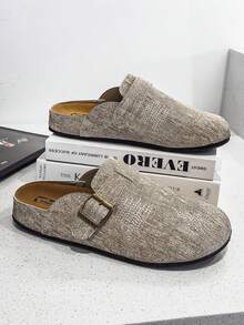 Sandalias casuales, cómodas y de moda para hombre, para playa, exteriores, verano - Albaricoque - Ver 3