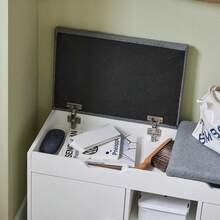 SoBuy Shoe Bench FSR96-DG - White - View 7