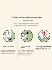 鞋饰PVC卡通人物DIY立体装饰品批发 - 彩色 - 查看 3