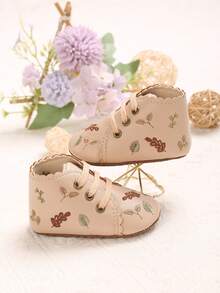 0-1岁婴儿软底休闲运动鞋，春秋款 - 杏色 - 查看 2