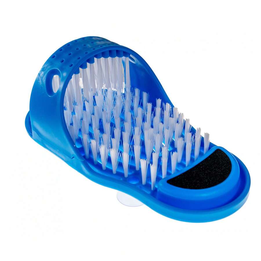 Shower Foot Scrubber Cleaner Sandal, Non Slip Suction Cup - Bath Shoe Shower Massager Scrubs & Brushes With Pumice Stone