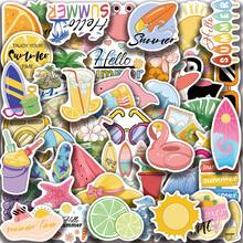 50 piezas Pegatinas de Vibraciones de Verano, Pegatinas de Graffiti Creativas, Suministros de Oficina, Pegatinas para Teléfono Móvil y Computadora, Pegatinas Geniales Muy Atractivas y Resistentes al Agua, Decoración de Regalo Clásica y Divertida, Paquete de Valor, Pegatinas de Dibujos Animados Lindas, Pegatinas de Anime Geniales
