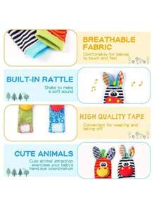 Baby Toys Make Sounds And Play To Bring Joy To Babies And Toddlers, Christmas And, Cute Stuffed Animals And Baby Rattles (Color Stripes Randomly Matched)