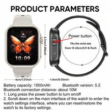 2026新款女士奢华智能手表Ultra 2，配备1000mAh大容量电池，1.85英寸全触控彩色AMOLED屏幕，支持无线通话、语音助手、音乐控制、睡眠监测、健身追踪（含100多种运动模式），是一款女士健康智能手表，兼容iOS和安卓系统，是理想的圣诞礼物之选。 - 彩色 - 查看 11