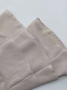 Blusa ligera con cuello de solapa y mangas con volantes, elegante estilo de Europa y Estados Unidos para mujeres