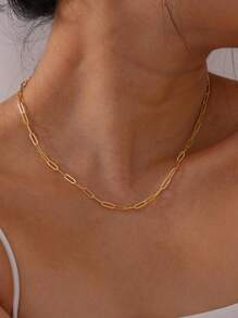 316L Stainless Steel Twist Rope Necklace Set, Unisex, Wholesale Price