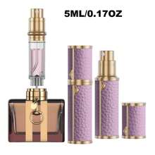 1 件奢华优雅便携式迷你可填充雾化器，底部填充设计，香水喷雾瓶，旅行香水瓶可填充，您的旅行和商务必需品