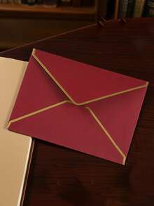 10pcs/20pcs Blank Colored Foil Trim Western Style Envelopes, Creative Gift Invitations, Thick Wedding Invitation Envelopes, Colored Business Stationery Invitations, Party Invitation Envelopes - Multicolor - View 15