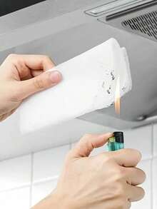 12pcs/24pcs/36pcs Range Hood Filter Cloth Oil Suction Paper, Home, Daily, City, Kitchen, Cleaning, Protection