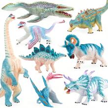 [Tem certificado infantil] Brinquedo modelo de dinossauro realista, estatueta de animal selvagem, brinquedo sensorial e presente de festa, adequado para decoração de quarto de crianças ou meninas e meninos