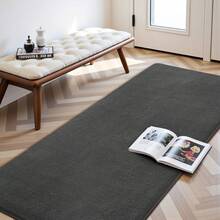 Treeboy Extra Large Rugs Short Pile Soft Fluffy Anti-Slip Mat Living Room Bedroom Carpet For Coffee Table, Carpet With Ins Style, Children's Bedroom, Bedside Carpet - Dark Grey - View 10