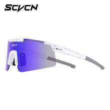 SCVCN 女士骑行眼镜，超大镜框，Y2K风格装饰运动眼镜，时尚运动防风护目镜，适合日常佩戴、摄影、购物、骑行、滑雪、攀岩、钓鱼等各种场合，轻松舒适，休闲百搭，是夏季海滩度假、户外活动和旅行的理想之选。 - A - 查看 13