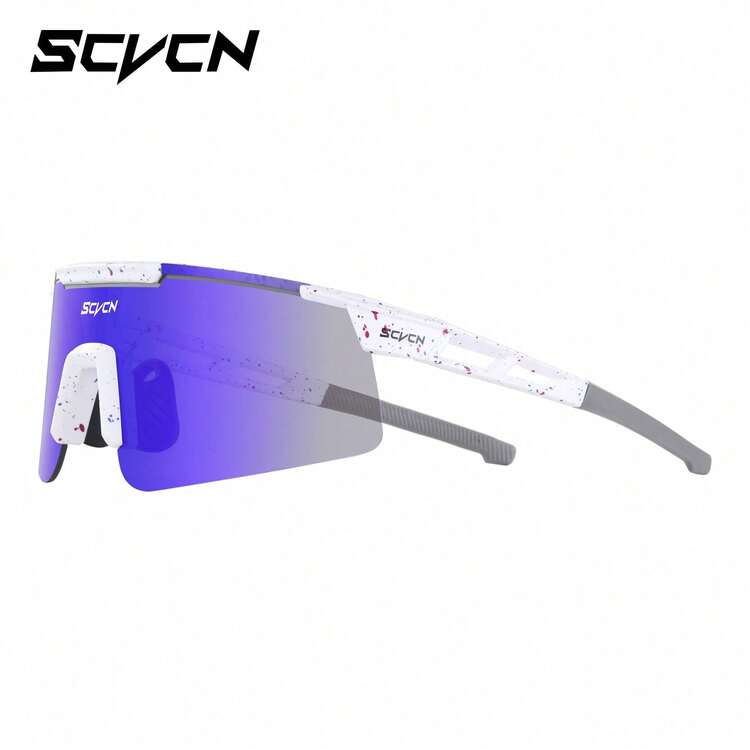 SCVCN 女士骑行眼镜，超大镜框，Y2K风格装饰运动眼镜，时尚运动防风护目镜，适合日常佩戴、摄影、购物、骑行、滑雪、攀岩、钓鱼等各种场合，轻松舒适，休闲百搭，是夏季海滩度假、户外活动和旅行的理想之选。 - A - 查看 13