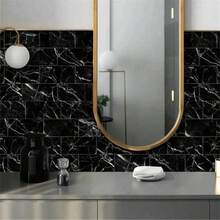 16pcs 20cm/7.87inch Foam Wall Tile Stickers, Peel And Stick Tile Stickers For Backsplash, Bathroom Decorative Stickers - Multicolor - View 7