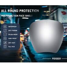 Full Cover Face Visor Protective Glasses Mirror Shield Sunglasses Anti Fog CK2781 - 009 - Xem 5