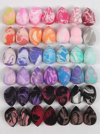 30/1pc Makeup Sponge Blender, Makeup Sponge, Non-Absorbing Makeup Sponge Suitable For Loose Powder, Liquid, Cream And Foundation, Latex-Free Dual-Use Makeup Puff Suitable For All Skin Types, Soft & Skin-Friendly, Suitable For Cream & Powder Cosmetics, No Latex, Can Be Used Wet Or Dry, Professional Beauty Sponge, Ultra-Soft Concealer Sponge, Facial Makeup Sponge