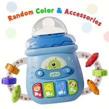Interactive Singing & Light-Up Baby Bottle Toy - Chewable Teether For Newborn, Musical Bottle Gift Toy For Baby(Accessories Color Random) - Multicolor - View 18