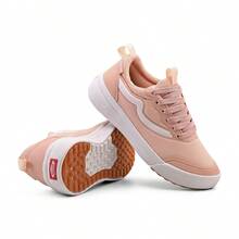 Men's Rugged Urban Sneakers With Suede And Comfortable Lining - Pink With White - View 4