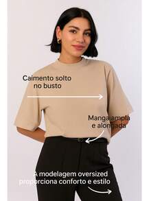 Women T-Shirts - Màu be - Xem 3