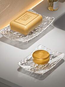 1个高端皂碟架，防水皂托，浴室梳妆台皂碟架，无需钻孔 - 彩色 - 查看 7