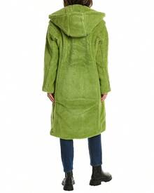 Apparis Mia 2 Hooded Coat - Green - View 3