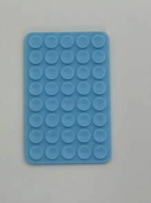 40pcs Silicone Material Phone Suction Cup, Double-Sided Suction Pad Phone Holder, Multi-Function Suction Cup Compatible With IPhone, Android Phone, Gift For Birthday, Family, Friends Phone Stand, Phone Accessories - Clear - View 12