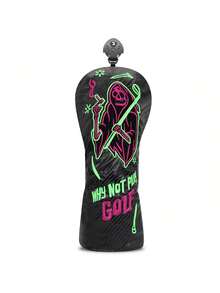 1-Piece PU Waterproof Golf Club Cover-Durable Protective Cover, Interesting Design, Suitable For Golf Clubs. - Black - View 9