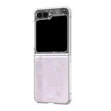 1pcs Cute Pattern Transparent Flip Phone Case Compatible With Samsung Galaxy Z Flip6 7 5 4 3 Z FOLD 3 4 5 6 Ultra Thin Clear Protective Cover Compatible With Motorola Razr 40 50 /40 50 60 Ultra - Mẫu ZDPC - Xem 3