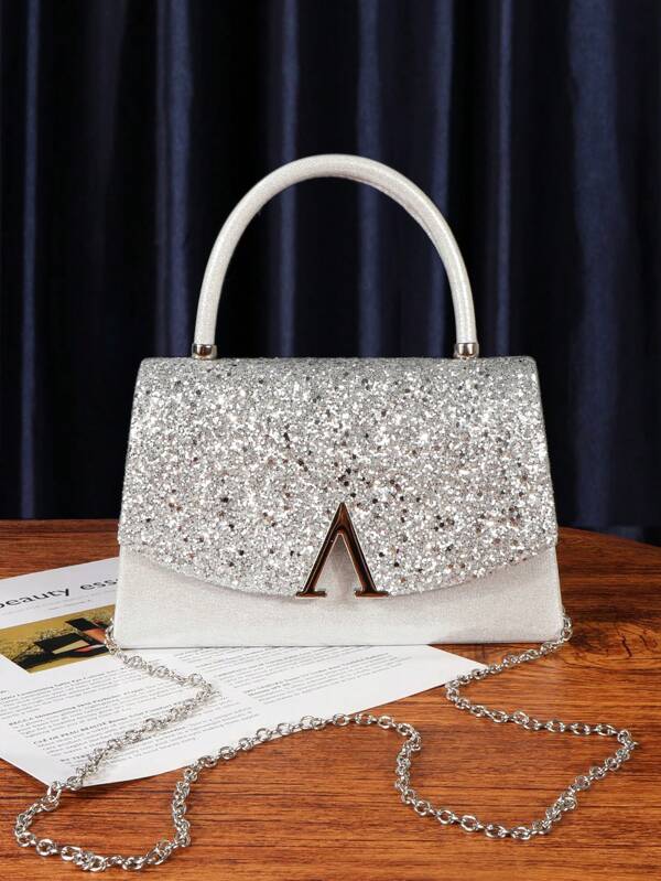 حقيبة مسائية نسائية أنيقة ولامعة، مناسبة للحفلات والزفاف والعودة إلى المدرسة، حقيبة يد، حقيبة كروس بودي، حقيبة كتف، هدية رائعة