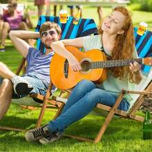 1pc Beach Towel Clip , Crocodile , Beer Bottle , Clownfish LeisureChair Towel Clamp , Large Plastic Clothes Clip , Prevent Towels FromBeing Blown Away , Suitable For Use On Beaches , Holiday SwimmingPools , Cruise Ships , And Terraces - Yellow - View 6