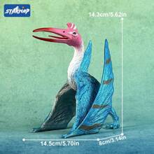 [Tem certificado infantil] Brinquedo modelo de dinossauro realista, estatueta de animal selvagem, brinquedo sensorial e presente de festa, adequado para decoração de quarto de crianças ou meninas e meninos