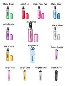 1/5 Multi-Color Portable Travel Perfume Refillable Bottle, Perfume Bottle 5ml Travel Spray, Pocket Wallet Perfume Mobile Container, Travel Spray Bottle - Nhiều màu - Xem 12