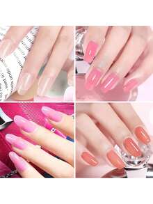 Dung dịch làm sạch móng dạng lỏng 30ml cho móng nối dài, sơn móng tay dạng gel Poly Quick UV Builder Acrylic Gel Polish, chất tẩy rửa, làm sạch gel nối dài móng nghệ thuật Plus - Trong sáng - Xem 6