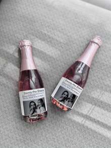 Custom Wine Label Waterproof Label Custom Photo Wine Label Black And White Photo Capitalized Black And White Bridesmaid Maid Of Honor Proposal Wine Label Wedding Gift Anniversary Gift Engaged Gift Gift - Multicolor - View 4