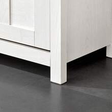 SoBuy Hallway Shoe Bench Shoe Rack Shoe Cabinet With Flip-Drawer And Seat Cushion Vintage White W80 X D30 X H50cm FSR161-W - 白色 - 查看 9