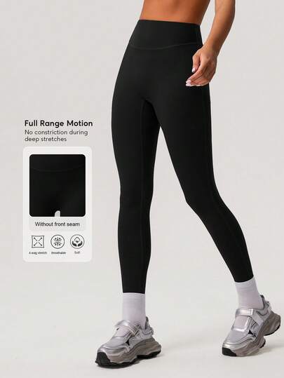 Sodalemon Quần tập yoga nâng mông không đường may, chất liệu nhẹ, thích hợp cho nữ, quần legging thể thao ngoài trời thường ngày.