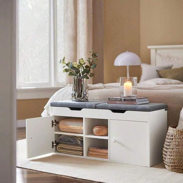 SoBuy Banco de sapatos FSR96-DG