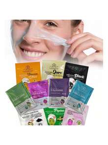 Kit With 5/10/20/30 Sachets Facial Mask - PhálleBeauty 10g - 30個隨機顏色單位 - 查看 2