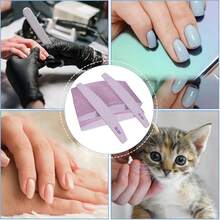 80/80 Grit Nail Files (10 Pack), Emery Boards For Acrylic Nails And Gel Nails, Coarse Nail File Double Sided 80 Grits Emory Professional Nail Filers Reusable Washable Manicure Curved Gray-76818 - 50片80/80粗砂弧形灰色 - 查看 7