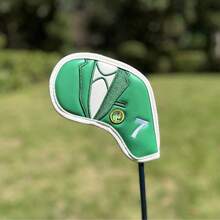 10pcs Waterproof Golf Iron Head Covers- PU Material For Ultimate Club Protection And Longevity - Green - View 5