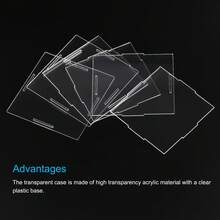 Clear Display Case, Acrylic Box Assemble Dustproof Box Showcase For Collectibles, Crafts - Clear 9.8x5.9x11.8inch - View 3