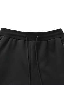 1 Conjunto Terno Esportivo com Forro de Fleece com Capuz para Homens, Outono/Inverno, Conjunto de 2 Peças À Prova de Vento para Ciclismo, Caminhada, Pesca ao Ar Livre