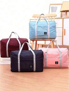 1/2 件可折叠旅行包男女通用收纳袋便携式女士手提包男士大容量行李包多功能旅行配件。便携式旅行多功能飞机包 - 轻松存放您的衣服旅行必需品假期行李袋行李箱旅行包女士