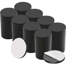 Easy Peel 0.8 Inch Magnetic Dots - Peelable And Reusable Magnetic Dots, Flexible Magnets For Photos, Crafts Etc. - Durable, Easy To Use Paper Sheets - Versatile And Durable - Made Of Rubber